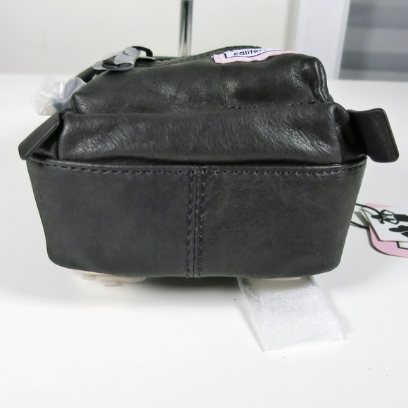 LOLA Stargazing Convertible Mini Black Leather Backpack NWT - Picture 7 of 16